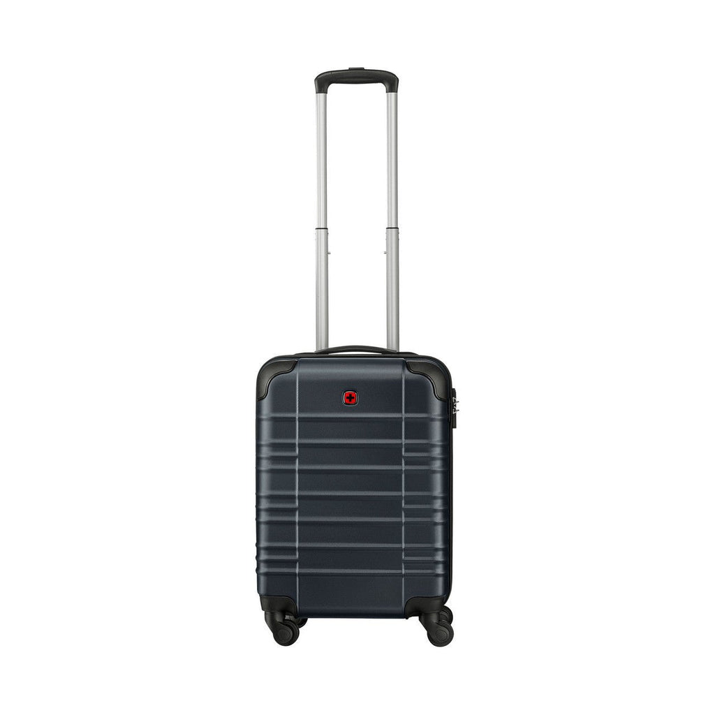 Wenger Amplar Lightweight Blue Carry-On Suitcase With Wheels