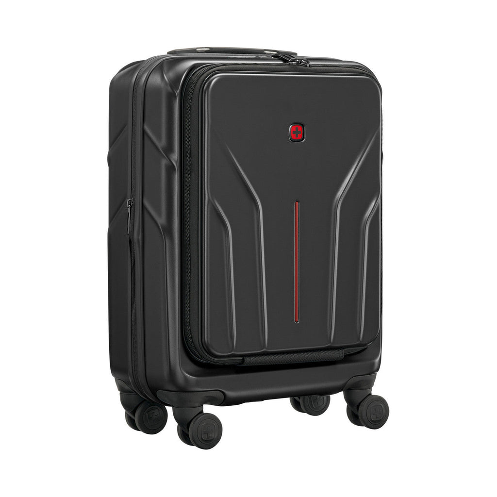 Wenger Amplix Hardside Carry-on Luggage with USB Ports Black