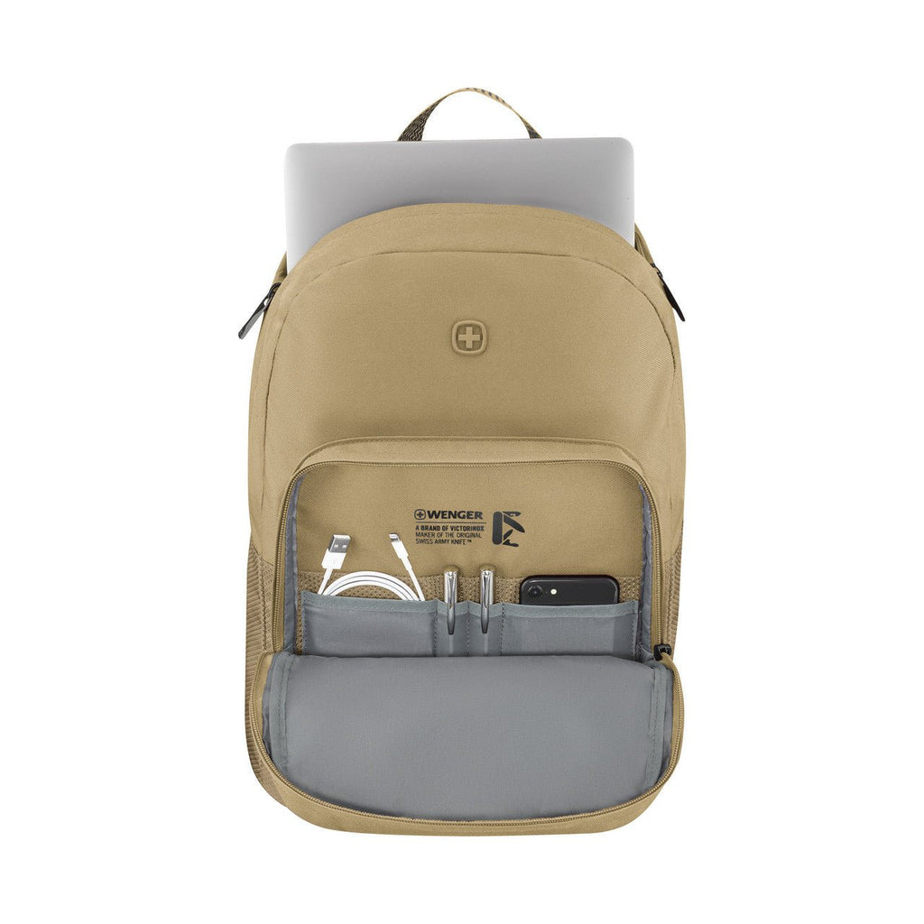 Wenger Eco Laptop Backpack 16 Inch Sustainable Beige