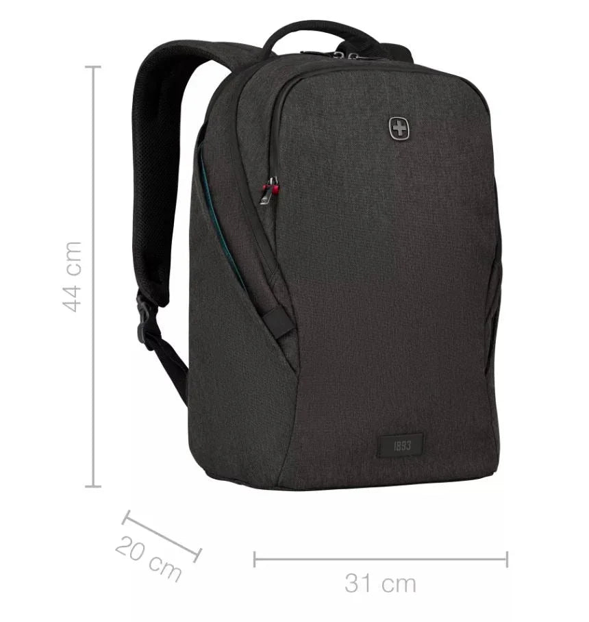 Wenger MX Light Grey Laptop Backpack for 16 Inch Devices