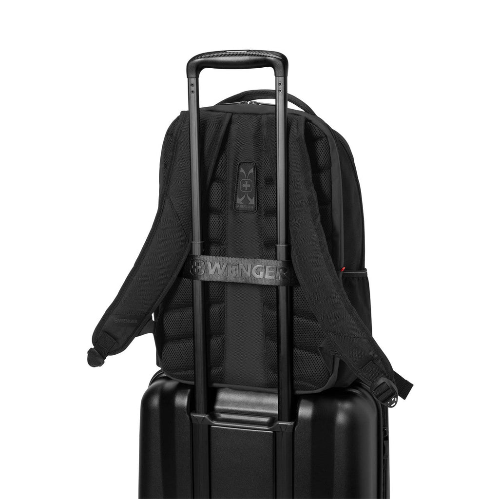 Wenger Sustainable 16 Inch Laptop Backpack With Trolley Strap