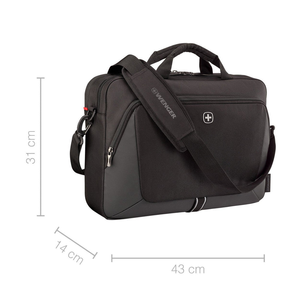 Wenger Sustainable Laptop Briefcase 16 Inch With Trolley Strap